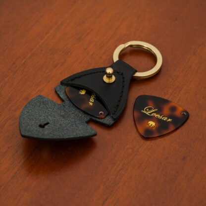 GUITAR PICK LEATHER CASE & KEY HOLDER - 이미지 4