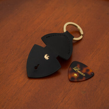 GUITAR PICK LEATHER CASE & KEY HOLDER - 이미지 3