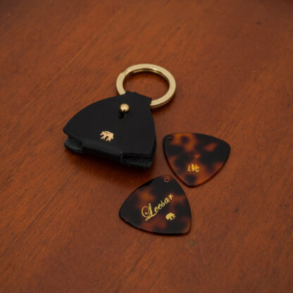 GUITAR PICK LEATHER CASE & KEY HOLDER - 이미지 2